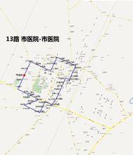 13路公交路線圖