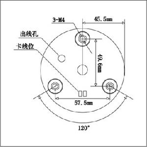 杭州亞松電子有限公司警示燈尺寸圖