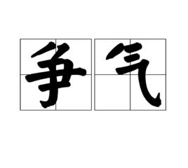 爭氣[漢語詞語]