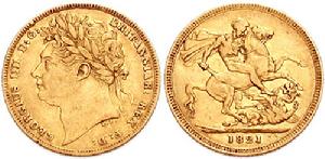 喬治四世在位期間發行的硬幣