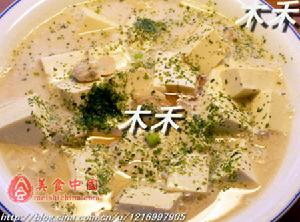 豆乳燉蛤蜊豆腐