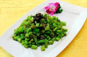 肉末欖菜炒四季豆