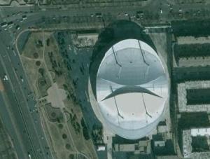 （圖）昌平體育館衛星圖（2005年）