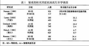 鎮痛劑腎病