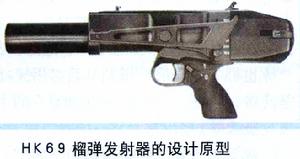 HK69 40mm榴彈發射器原型