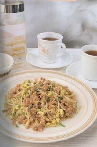 咖喱肉鬆煸大豆芽 咖喱肉鬆煸大豆芽