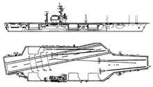 小鷹級航空母艦結構圖