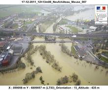 訥沙托地區的洪澇災害（感謝原圖作者）