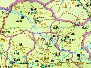 宋代地圖示注景山位置