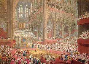 喬治四世加冕大典於西敏寺舉行