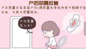 產後惡露不盡