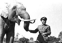 孫立人將軍與林旺，攝於1947年