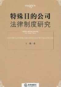 《特殊目的公司法律制度研究》