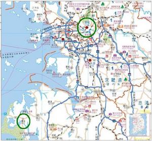 泰安半島位於韓國釜山忠清南道西端