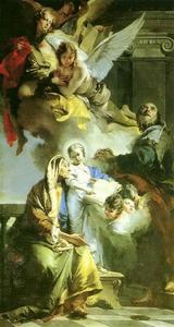《聖母瑪利亞的教育》詹巴蒂斯塔·提埃波羅