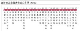 高埗公交11路