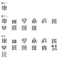 班[漢語漢字]