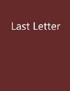 Last Letter[網路小說]