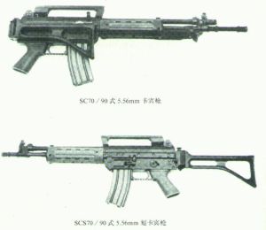 義大利AR70/90式5.56mm突擊步槍