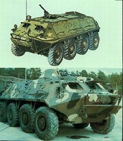 蘇聯БТР-60輪式裝甲人員輸送車 