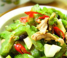 豉椒嗆炒苦瓜 豉椒嗆炒苦瓜