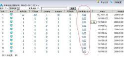 點擊頻寬數字進去可以查看具體的連結信息