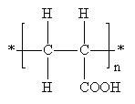 聚丙烯酸PAA化學結構式