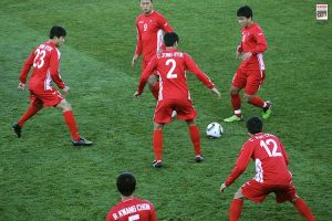 朝鮮足球隊16名隊員曾經共同獲得人民體育人稱號