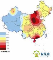 馮姓分布