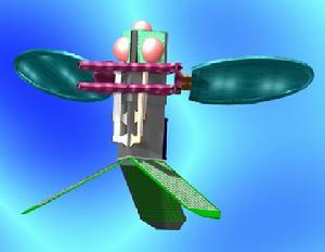 （圖）伯克利已研製完成的微型機械飛行昆蟲的藝術概念圖