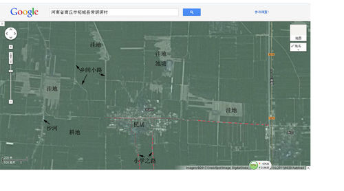 常胡洞村衛星圖（詳圖）
