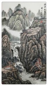 李劍飛《山水》