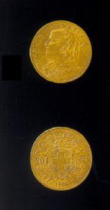 1916年瑞士金幣