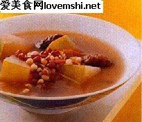 冬瓜薏米肉片湯