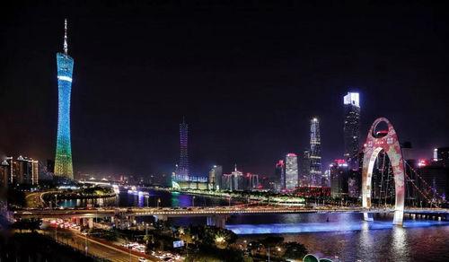 獵德大橋是廣州珠江新城的重要景點