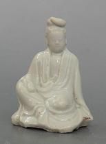 元湖田窯影青釉人物俑 元湖田窯影青釉人物俑