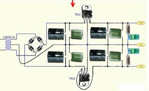 三端穩壓式電源成品圖