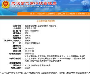 武漢鑫江海企業諮詢有限公司