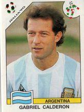1990世界盃球員卡--卡爾德隆