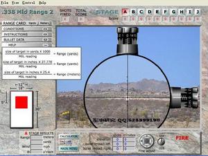 射擊教學軟體界面
