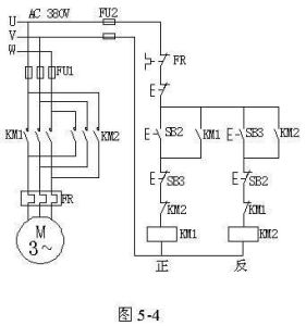 三相異步電動機正反轉控制原理圖