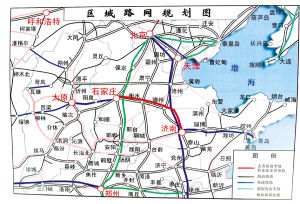 這些鐵路客運專線建成後，石家莊將成為一小時交通圈的中心。