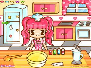 線上玩可愛美女小廚師小遊戲