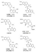 幾種吐根鹼分子