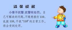 110[中國的報警電話號碼]