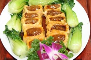 客家功夫菜煎釀豆腐