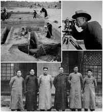 1936年4月，河南安陽小屯挖掘商代車馬坑