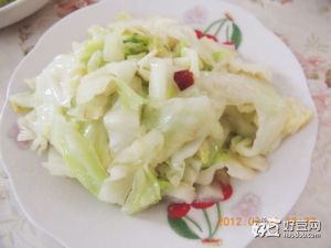 酸辣捲心菜