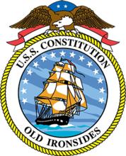 憲法號風帆護衛艦船員徽章
