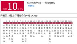 青島公交開發區10路